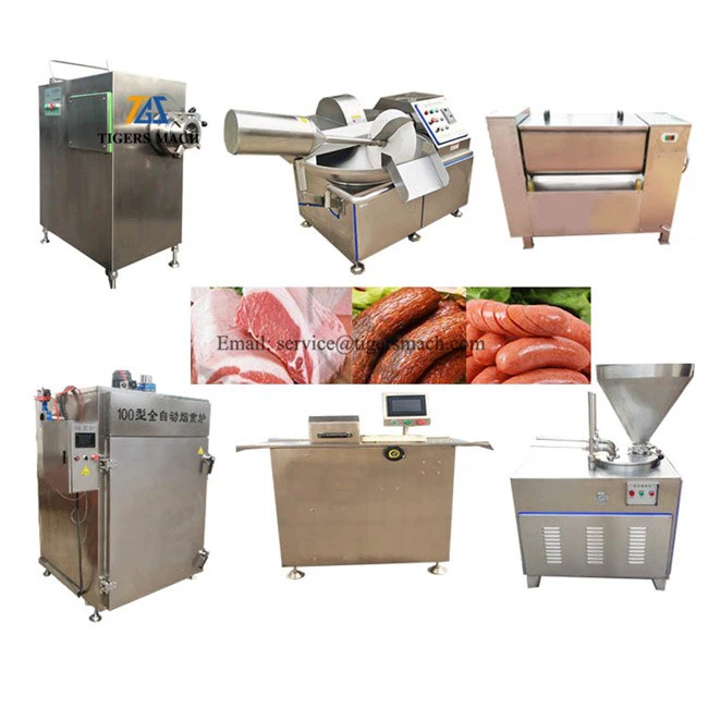 Manual type smaller sausage linking and knotting machine from meat processing equipment, sausage knotted filled process line (3)