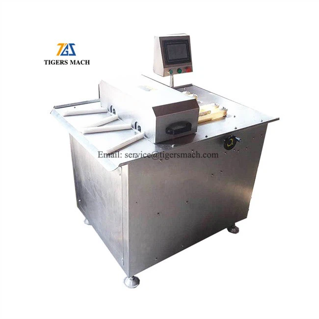 Double channel ham filled linked machine, double working station ham sausage filling linking machinery