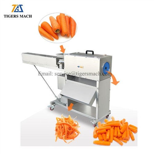 Predstavitev funkcij stroja za lupljenje korenja